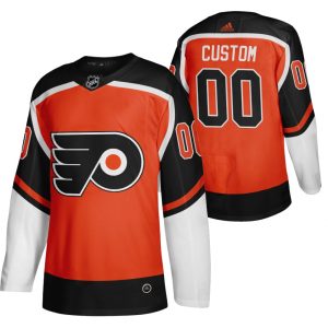 Philadelphia Flyers Trikot Benutzerdefinierte Orange 2020-21 Reverse Retro Fourth Authentic